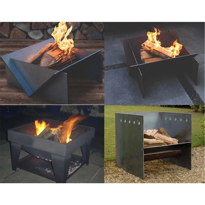 Odpinana metalowa dekoracja ogrodowa Ogrzewanie Brazier Simple Fire Pit